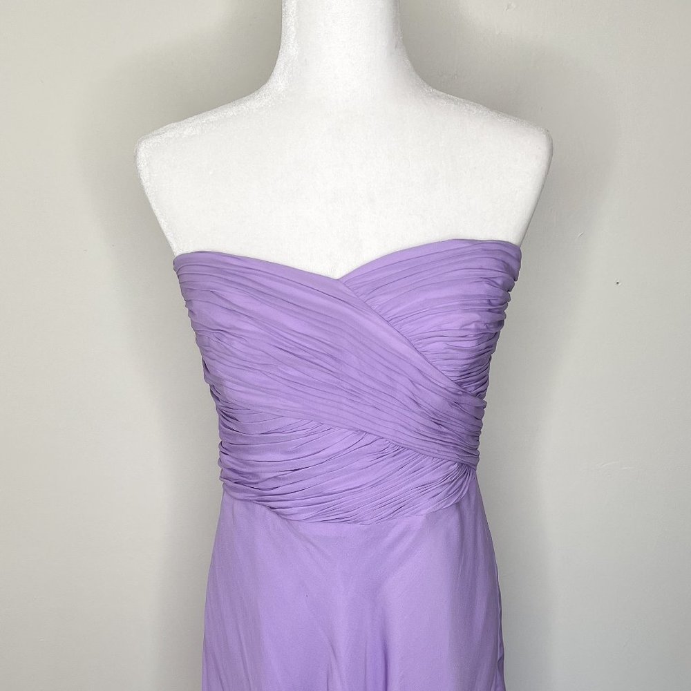Lauren Ralph Lauren Lavender Silk Chiffon Gown